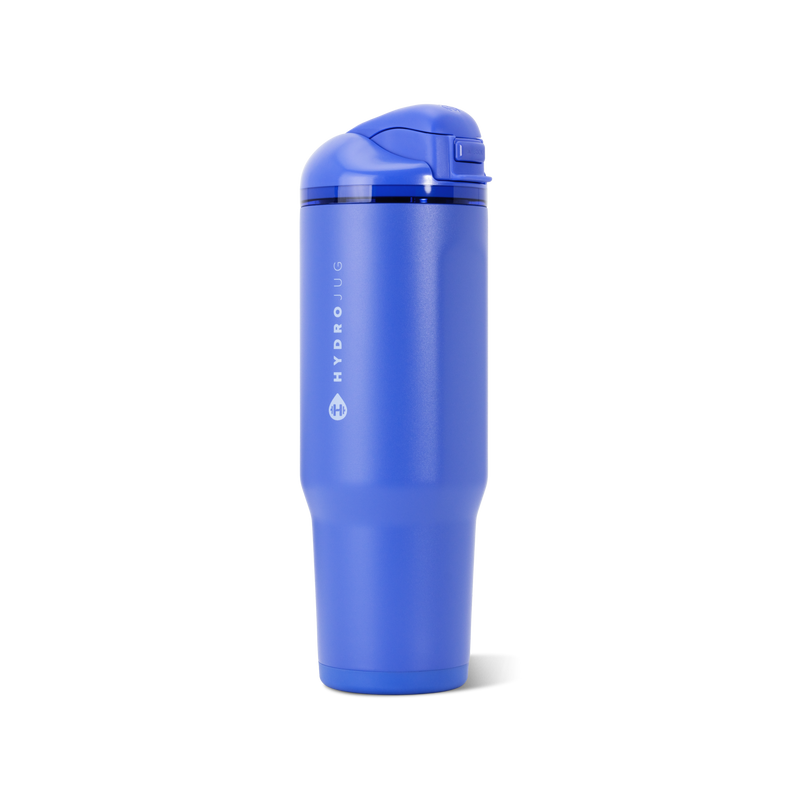 Ease2o 32oz | Compact Water Bottle with Straw &amp; Chug Spout – Berry Pop