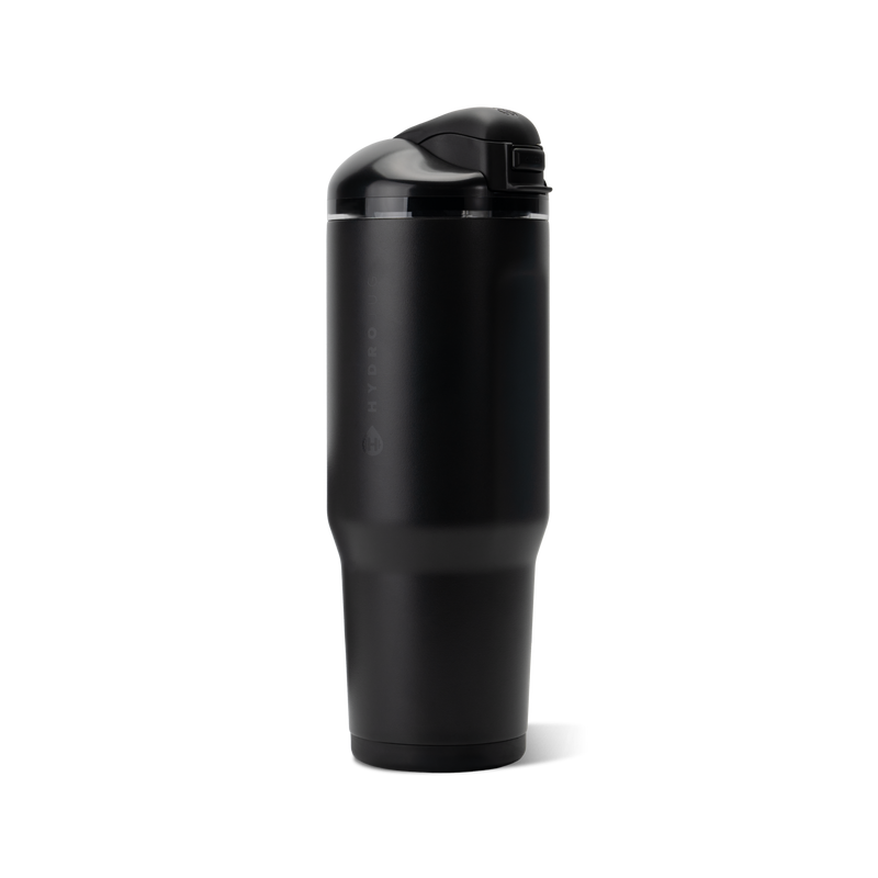 Ease2o 40oz | Dual-Function Water Bottle with Straw &amp; Chug Spout – Black